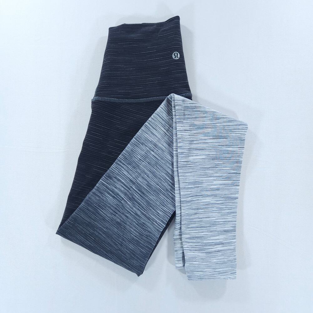 Lululemon Wunder Under Hi-Rise Tight Ombre Melange Space Dye Leggings Size 4